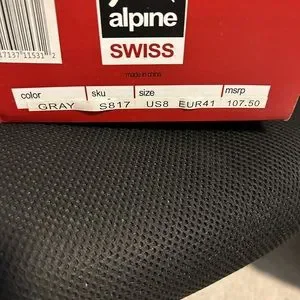 Men’s grey Alpine Swiss ankle boots new with box and tags size 8 Alpine Swiss | Shoes | Mens Grey Alpine Swiss Ankle Boots  main image 2